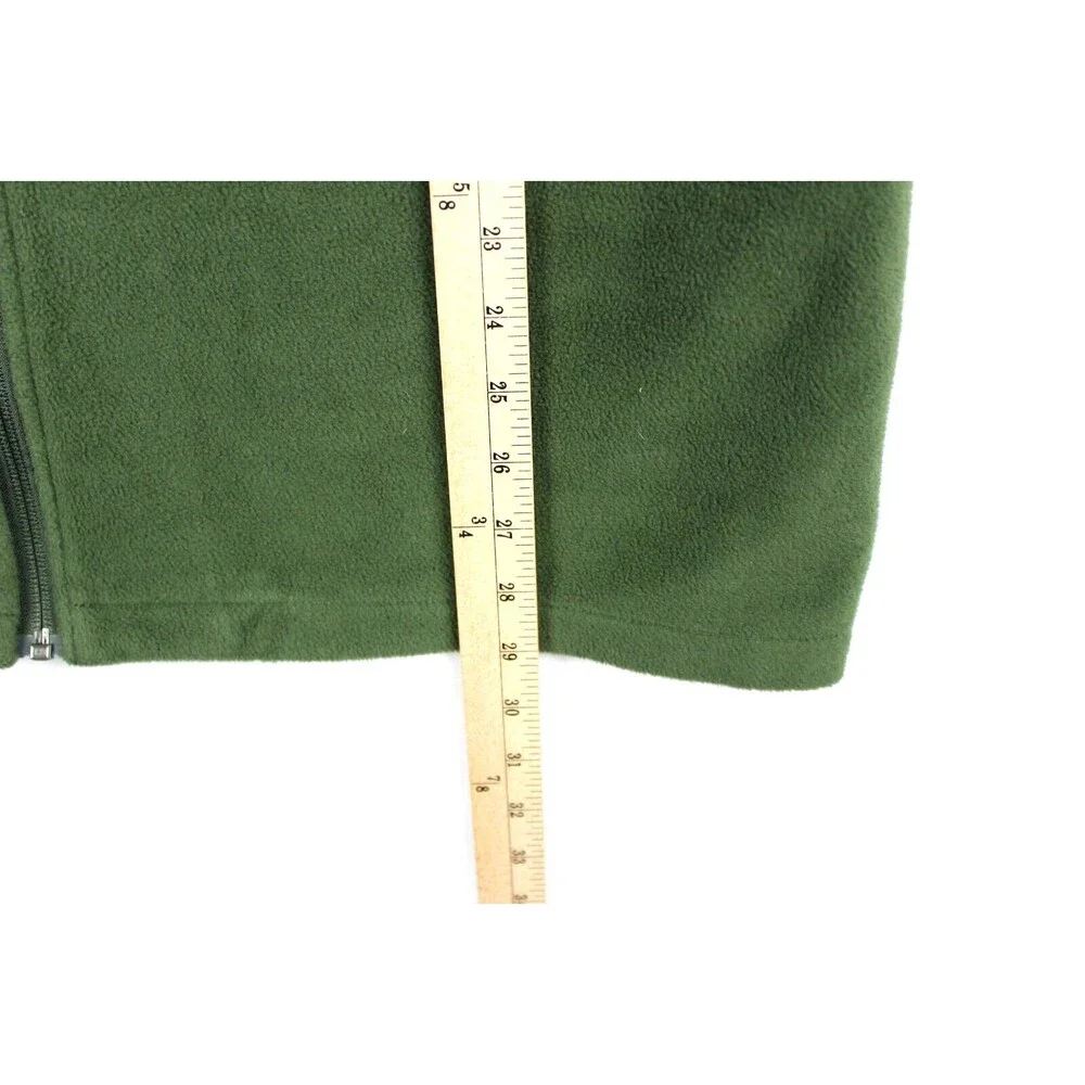 Columbia PHG Vest Men's Large Green Camouflage Fleece Full Zip Outdoor Hunting - Picture 9 of 10